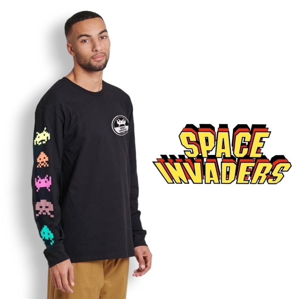 Space Invaders Long Sleeve Tee